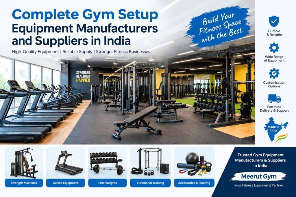 Complete Gym Setup Equipment Manufacturers and Suppliers in India